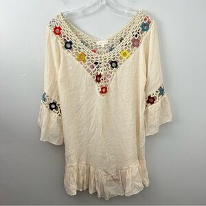 Everleigh Crochet Tunic Top